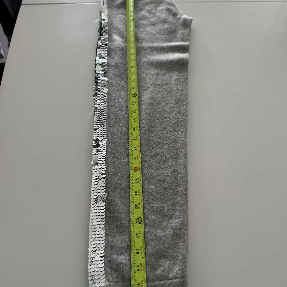 Qi Cashmere Women's Pants-Joggers Sequim sides in Gray, Size S - Picture 12 of 16